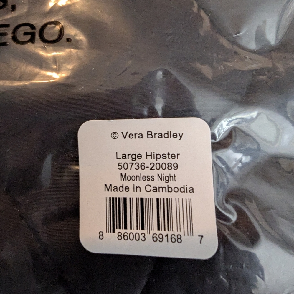 Vera Bradley Moonlight Night Hipster Bag